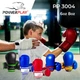 Боксерські рукавички PowerPlay 3004 JR 8 унцій синьо-білі - зображення 8