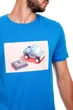 Футболка John Frank 52(XL) Голубой (command blue) (60100) - изображение 4