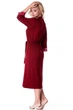 Комплект: халат и сорочка Fleri 48(XL) Бордо (33926) - зображення 5