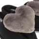 Комнатные тапочки Pago Кофейное сердце W031 39 Черные - изображение 4