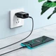 Сетевое зарядное устройство HOCO с кабелем Type-C 1USB, QC3.0/FCP/AFC, 3A, 18W с функцией быстрой зарядки Black (C72QTC) - изображение 6