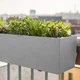 Вазон Lechuza Balconera Stone 80 сірий камінь 15660 - изображение 4