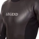 Гидрокостюм мокрого типа для триатлона LEGEND Pro (3мм мягкий неопрен, размер XS, черный) (PL-6537_XS) - изображение 3