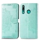 Шкіряний чохол (книжка) Art Case з візитницею для Huawei P Smart Z Бірюзовий Без бренду - зображення 2