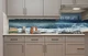 Кухонный фартук на стену Волны 3Д (наклейка для кухни ПВХ пленка скинали) город пена Море Синий 60х200 см - изображение 5