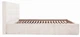 Кровать Двуспальная Chester Comfort 160 х 190 см Мисти Milk С подъемным механизмом и нишей для белья Бежевая - изображение 4