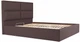 Кровать Sheffield Comfort 120 х 200 см Fly 2231 С подъемным механизмом и нишей для белья Темно-коричневая - изображение 3