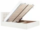 Кровать Двуспальная Chester Comfort 160 х 200 см Fly 2200 С подъемным механизмом и нишей для белья Белый - изображение 7