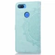 Кожаный чехол-книжка Art Case с визитницей для Xiaomi Mi 8 Lite / Mi 8 Youth (Mi 8X) Бирюзовый Без бренда - изображение 5