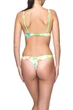 Комплект белья: бюстгальтер push-up и трусики стринг Anabel Arto 70C/S зеленый (66550) - изображение 4