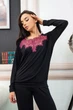 Комплект: джемпер и брюки Effetto 48(XL) Чёрный (66754) - изображение 2