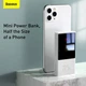 УМБ Baseus Super Mini 10000mAh 22.5W 5A с технологией QC3.0+PD3.0 + Кабель USB to Type-C Белый - изображение 12