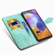 Кожаный чехол-книжка Epik Art Case с визитницей для ZTE Blade A7 Fingerprint (2020) Бирюзовый - изображение 3