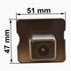 Камера заднього огляду Prime-X CA-1392 (MERCEDES (GL, ML 2007, W164) (50313) - зображення 6