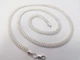 Серебряная цепь 925 пробы Питон (Венеция) 50см /5мм белый - изображение 1
