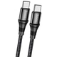 Кабель для зарядки HOCO С Type-C На Type-C Exquisito Charging Data Cable X50 1m, 5A, 100W (X50TC) - изображение 3