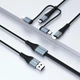 Кабель для зарядки 4 в 1 HOCO X38 Combo Lightning Micro USB Type-c 1m, 2.4A (X38) - изображение 5