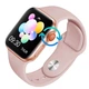 Розумні Фітнес-годинник Smart Watch T 800, Голосовий виклик, Температура тіла, Тонометр, Пульсометр, Шагометр, Оксиметром,рожевий (SW-438658) - зображення 8