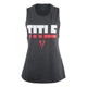 Жіноча майка TITLE BOXING MUSCLE TANK сірий M (0012) - изображение 1
