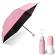 Міні-парасолька UMBRELLA в чохлі - капсулі рожевий - 93371587819 - зображення 1