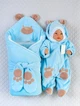 Зимний комплект на выписку Lari Little Bear 56 светло-голубой - изображение 1