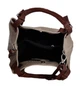 Женская кожаная сумка Italian bags DB6929 gray brown - изображение 5
