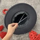 Шляпа Федора унисекс с устойчивыми полями FeltHat темно-серая - изображение 5