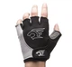 Перчатки велосипедные Robesbon гелевые беспалые вело велоперчатки 7201 Black-Gray M - изображение 4