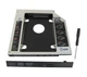 Перехідник для установки другого HDD SSD диска SATA 3 в відсік DVD приводу ноутбука OptiBuy 9,5 мм (caddy-9.5) - зображення 1