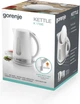 Електрочайник Gorenje K17WE - зображення 3
