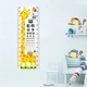 Наклейка на стіну UKC Baby Play дитячий ростомір Жираф з таблицею перевірки гостроти зору 78х24 см Різнокольоровий (33015) - зображення 3