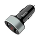 Автомобильное зарядное устройство Hoco Z26 2 USB 2.1A с дисплеем чёрное - изображение 1