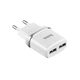 Сетевое зарядное устройство Hoco C12 2 USB 2.4A белое - изображение 3