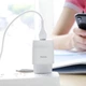 Мережевий зарядний пристрій Hoco C72A USB 2.1A білий - зображення 2