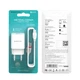 Сетевое зарядное устройство Borofone BA20A USB 2.1A Micro-USB белое - изображение 4