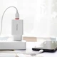Зарядний пристрій Borofone BA21A USB QC Micro-USB білий - зображення 4