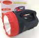 Ручний ліхтар-прожектор WimpeX WX-2827 світлодіодний акумуляторний 6000mAh 3W+9LED 3 режими Чорний - зображення 1