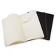 3 блокнот Moleskine Cahier середніх чорних QP318 - зображення 2
