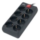 Мережевий фільтр RS-8 PROTECT 1.8m Black (EL122300021) - зображення 1