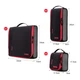Набор органайзеров для путешествий Bagsmart черный с красным (BM0104087AN001) - изображение 3