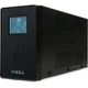 Пристрій безперебійного живлення Vinga LCD 600VA metal case with USB (VPC-600MU) - зображення 1