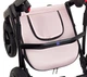 Коляска 2 в 1 Bair Mirello Plus шкіра 100% MP-02 рожевий перламутр - чорний. 33941 - зображення 9