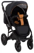 Коляска 2 в 1 Bair Mirello кожа 100% М-30/05 черный - карамель - изображение 6