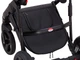 Коляска 2 в 1 Bair Mirello кожа 100% М-30/05 черный - карамель - изображение 9