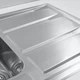 Мийка для кухні GROHE з нержавіючої сталі Sink K400 970x500мм прямокутна врізна матова 0.7мм на півтори чаші із сифоном 31567SD0 - зображення 4