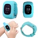 Розумні годинник Smart для дітей з GPS трекером Baby Watch Q50 Бірюзові - зображення 3