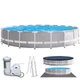 Круглый каркасный бассейн Intex 26756 (610 x 132 см) Prism Frame Pool - изображение 2