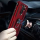 Ударопрочный чехол Serge Ring for Magnet для Xiaomi Redmi Note 8 Pro Красный Без бренда - изображение 4