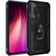 Ударопрочный чехол Serge Ring for Magnet для Xiaomi Redmi Note 8T Черный Без бренда - изображение 2