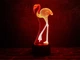 3D ночник-светильник "Фламинго" 3DTOYSLAMP 23х11 см (osv0001384) - изображение 3